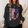 Best Dad Ever Bigfoot Big Foot Sasquatch Father's Day Sweatshirt Gifts for Her