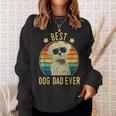 Best Dog Dad Ever Maltese Father's Day Sweatshirt Gifts for Her