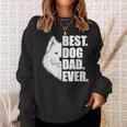 Best Dog Dad Ever Samoyed Cadeau Propriétaires De Chiens Sweater e Cadeaux pour elle