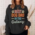 Best Dog Dad In The Galaxy –Atertag – Hundeliebende Papa Sweatshirt Geschenke für Sie