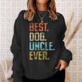 Best Dog Uncle Ever Vintage Dog Lover Sweatshirt Gifts for Her