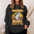 Best Shark Dad Ever Hai Papaatertag Haie Sweatshirt Geschenke für Sie