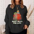 Beste Buds For Life Lighter And Joint Kiffer Kiffen Grass Sweatshirt Geschenke für Sie