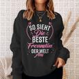 Beste Freundin Der Welt German Language Black Sweatshirt Geschenke für Sie