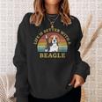 Bester Beagle Retrointage Dog Puppy Lover Sweatshirt Geschenke für Sie