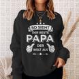 Bester Papa Der Welt Fürater Zumatertag Oder Weihnachten Sweatshirt Geschenke für Sie