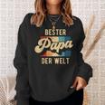 Bester Papa Der Welt Retrointage Saying Father's Day Sweatshirt Geschenke für Sie