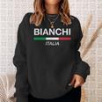 Bianchi Italian Name Family Surname Italy Flag Italia Sweatshirt Geschenke für Sie