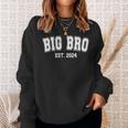 Big Bro Est 2024 Promoted To Brother Family 2024 Sweatshirt Gifts for Her