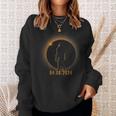 Bigfoot Total Solar Eclipse 2024 Sasquatch Totality Sweatshirt Gifts for Her