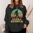 Bigfoot Ultra Runner Vintage Trail Marathon Sweatshirt Gifts for Her