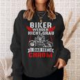 With Biker Werden Nicht Grau Das Ist Chrome Motorcycle Rider Biker S Sweatshirt Geschenke für Sie