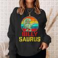 Billy Saurus Family Reunion Last Name Team Custom Sweatshirt Gifts for Her