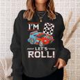 Birthday Boy 8 Eight Race Car 8Th Birthday Racing Car Driver Sweatshirt Gifts for Her