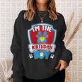 Im The Birthday Boy Dog Paw Family Matching Sweatshirt Gifts for Her