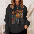 Black Cowgirls African American Texas Girls Women Sweatshirt Gifts for Her