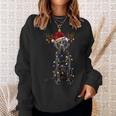 Black Lab Labrador Christmas Tree Reindeer Pajama Dog Xmas Sweatshirt Gifts for Her