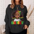 Black History Month For Kid Girls I Am Black History Sweatshirt Gifts for Her