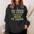 Bob Uncle Family Graphic Name Text Sweatshirt Gifts for Her
