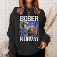 Bober Kurwa Flannelette Meme Galaxy Universe Sweatshirt Geschenke für Sie