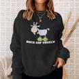 With Bock Aufogelgeln Zweideutigogel Ziegenbock Word Game Sweatshirt Geschenke für Sie