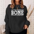 Bone Surname Team Family Last Name Bone Sweatshirt Gifts for Her