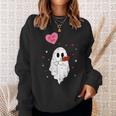 Be My Boo Valentine Ghost With Balloon Happy V Day Couple Sweatshirt Gifts for Her