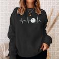 Bowling Heartbeat Bowling Sweatshirt Gifts for Her