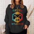 This Boy Is Now Double Digits 10Th Birthday Year Vintage Sweatshirt Gifts for Her