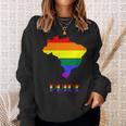 Brazil Pride Lgbt Pride Gay Pride Month Lesbian Lgbtq Sweatshirt Gifts for Her