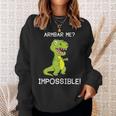 Brazilian Jiu-Jitsu Bjj Armbar T-Rex Dinosaur Sweatshirt Gifts for Her