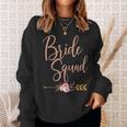 Bride Squad Bridal Shower Bridesmaid Wedding Party Sweatshirt Gifts for Her