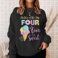 Brother Of The Ms Four Ever Sweet Ice-Cream 4Th Birthday Sweatshirt Gifts for Her