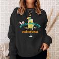 Some Bunny Needs A Mimosa Easter Brunch Women Sweatshirt Gifts for Her
