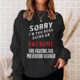 Busy Being An Awesome Fire-Fighting And Prevention Worker Sweatshirt Gifts for Her