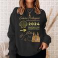 Camino Portugues Santiago De Compostela Portuguese Way 2024 Sweatshirt Geschenke für Sie