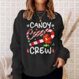 Candy Cane Merry And Bright Christmas Lights Candy Costume Sweatshirt Gifts for Her