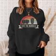 Car Lover Vintage Retro Save The Manuals Stick Shift Sweatshirt Gifts for Her