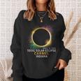 Carmel Indiana Total Solar Eclipse April 8 2024 Sweatshirt Gifts for Her