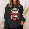 Casino Slot Machine Jackpot Gambling Gambler Slots Sweatshirt Gifts for Her