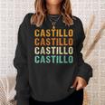 Castillo Last Name Family Reunion Surname Personalized Sweatshirt Gifts for Her