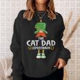 The Cat Dad Leprechaun Saint Patrick's Day Party Sweatshirt Gifts for Her