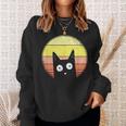 Cat Kitten Cat Retro Vintage Sweatshirt Gifts for Her