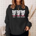 Cat Rock Paper Scissors Cute Cat Paws Cat Kitty Lover Sweatshirt Gifts for Her