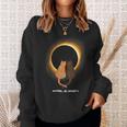 Cat Solar Eclipse 2024 Totality Sweatshirt Gifts for Her