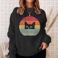 Cat Vintage Retro Vintage Sweatshirt Geschenke für Sie