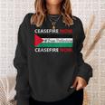 Ceasefire Now In Palestine Gaza Cease Fire Not In Our Name Sweatshirt Gifts for Her
