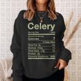 Celery Nutrition Facts Juice Vegetable Thanksgiving Matching Sweatshirt Gifts for Her