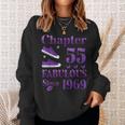 Chapter 55 Fabulous Since 1969 55Th Birthday Sweatshirt Gifts for Her