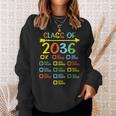 Checklist Handprint Class Of 2036 Grow With Me Boys Girls Sweatshirt Gifts for Her